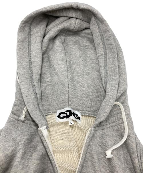 CDG（シーディージー）CDG (シーディージー) 捻じれパーカー グレー サイズ:SIZE Lの古着・服飾アイテム