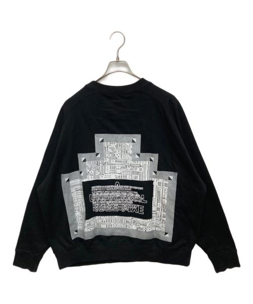 C.E（シーイー）C.E (シーイー キャブエンプト) IDEE FIXE BIG CREW NECK/スウェット ブラック サイズ:SIZE XLの古着・服飾アイテム