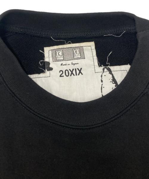 C.E（シーイー）C.E (シーイー キャブエンプト) IDEE FIXE BIG CREW NECK/スウェット ブラック サイズ:SIZE XLの古着・服飾アイテム