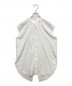 LE PHILル フィル）の古着「ライトタイプライターブラウス」｜ホワイト