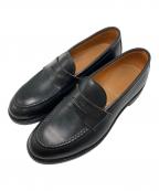 WHEEL ROBEウィールローブ）の古着「HEAVY STITCHING LOAFER」｜ブラック