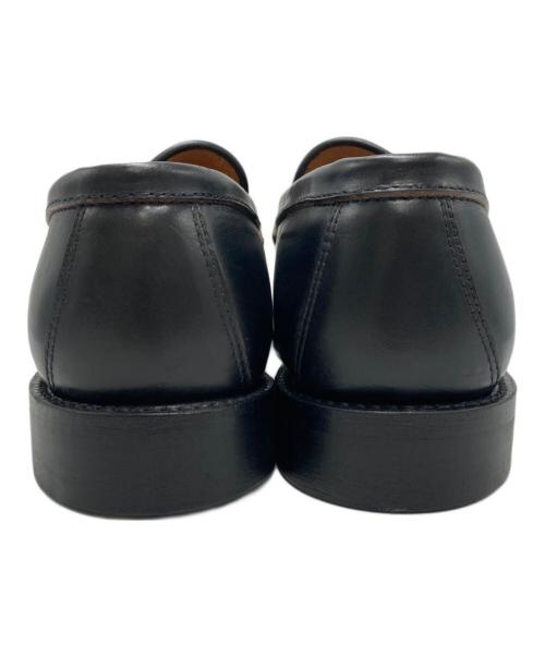 WHEEL ROBE（ウィールローブ）WHEEL ROBE (ウィールローブ) HEAVY STITCHING LOAFER ブラック サイズ:SIZE 8Dの古着・服飾アイテム