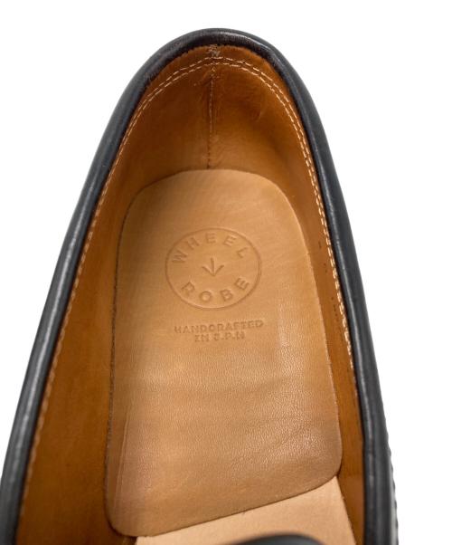 WHEEL ROBE（ウィールローブ）WHEEL ROBE (ウィールローブ) HEAVY STITCHING LOAFER ブラック サイズ:SIZE 8Dの古着・服飾アイテム