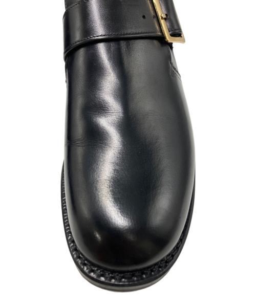 Jalan Sriwijaya（ジャランスリウァヤ）Jalan Sriwijaya (ジャランスリウァヤ) ミッドカット モンクストラップ ブラック サイズ:SIZE 8の古着・服飾アイテム