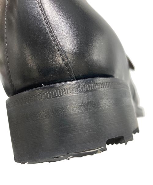 Jalan Sriwijaya（ジャランスリウァヤ）Jalan Sriwijaya (ジャランスリウァヤ) ミッドカット モンクストラップ ブラック サイズ:SIZE 8の古着・服飾アイテム