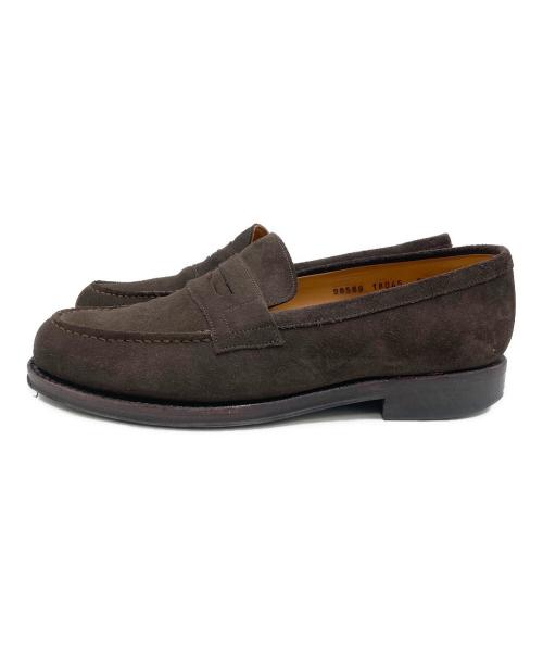 Jalan Sriwijaya（ジャランスリウァヤ）Jalan Sriwijaya (ジャランスリウァヤ) スエードローファー ブラウン サイズ:SIZE 8の古着・服飾アイテム