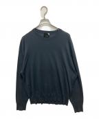 ATONエイトン）の古着「SUVIN COTTON SWEATER」｜グレー