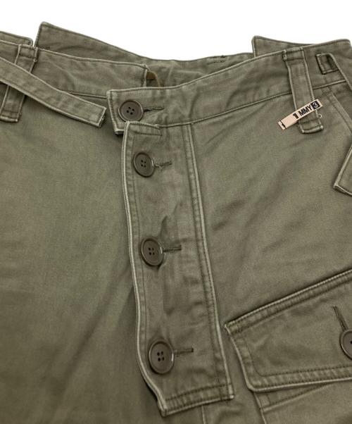 Maison MIHARA YASUHIRO（メゾン ミハラ ヤスヒロ）Maison MIHARA YASUHIRO (メゾン ミハラ ヤスヒロ) ペイントカーゴパンツ カーキ サイズ:SIZE　44の古着・服飾アイテム