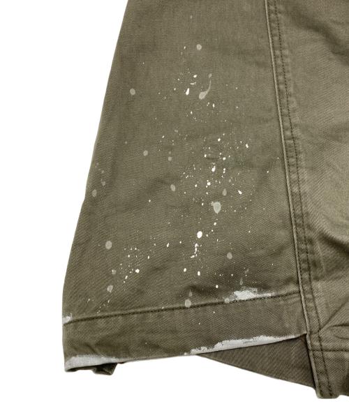 Maison MIHARA YASUHIRO（メゾン ミハラ ヤスヒロ）Maison MIHARA YASUHIRO (メゾン ミハラ ヤスヒロ) ペイントカーゴパンツ カーキ サイズ:SIZE　44の古着・服飾アイテム