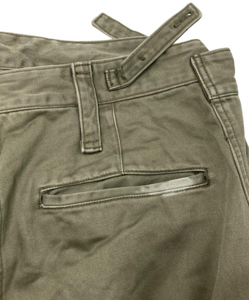 Maison MIHARA YASUHIRO（メゾン ミハラ ヤスヒロ）Maison MIHARA YASUHIRO (メゾン ミハラ ヤスヒロ) ペイントカーゴパンツ カーキ サイズ:SIZE　44の古着・服飾アイテム