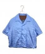 BOTTEGA VENETAボッテガベネタ）の古着「Padded Shirt With Print」｜ベージュ