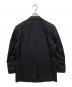 Ermenegildo Zegna (エルメネジルド・ゼニア) ウールストライプダブルブレストジャケット ブラック サイズ:SIZE 52：10000円