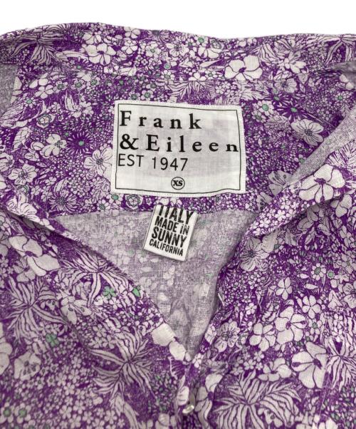 Frank&Eileen（フランクアンドアイリーン）Frank&Eileen (フランクアンドアイリーン) リバティプリントリネンスキッパーシャツ パープル サイズ:XSの古着・服飾アイテム