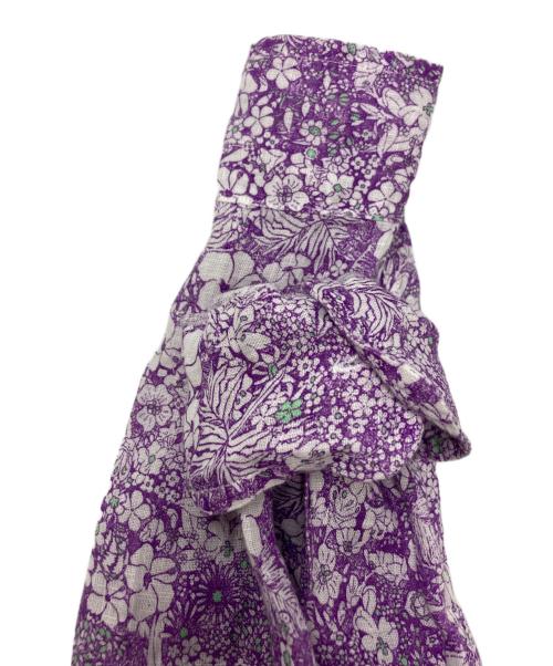 Frank&Eileen（フランクアンドアイリーン）Frank&Eileen (フランクアンドアイリーン) リバティプリントリネンスキッパーシャツ パープル サイズ:XSの古着・服飾アイテム