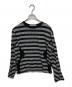 NVRFRGT（ネヴァーフォーゲット）の古着「Nordic Pattern Jacquard L/S T-Shirt」｜ホワイト×ブラック