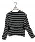NVRFRGT (ネヴァーフォーゲット) Nordic Pattern Jacquard L/S T-Shirt ホワイト×ブラック サイズ:SIZE 2：5000円