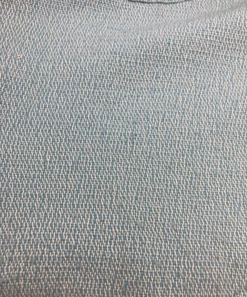 AURALEE（オーラリー）AURALEE (オーラリー) SHETLAND WOOL ORGANIC COTTON WOVEN CLOTH SHIRTS BLOUSON ブルー サイズ:4の古着・服飾アイテム