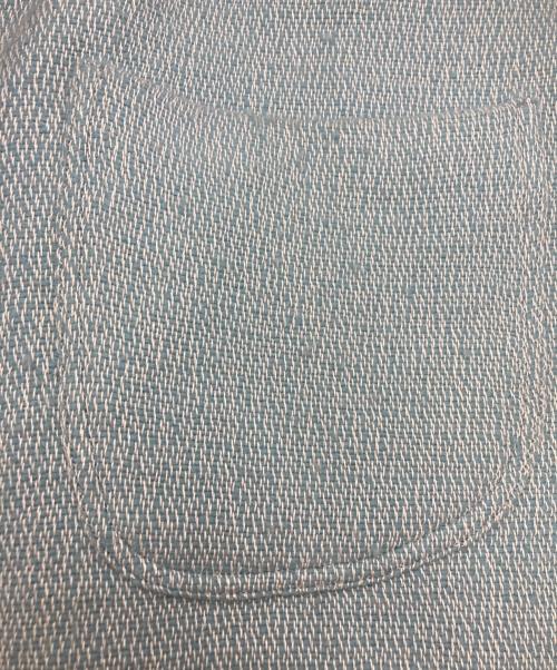 AURALEE（オーラリー）AURALEE (オーラリー) SHETLAND WOOL ORGANIC COTTON WOVEN CLOTH SHIRTS BLOUSON ブルー サイズ:4の古着・服飾アイテム