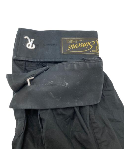 RAF SIMONS（ラフシモンズ）RAF SIMONS (ラフシモンズ) HOODIE IN SHIRTING MATERIAL GRIMCRAWLER ブラック サイズ:Sの古着・服飾アイテム