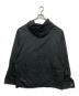 RAF SIMONS (ラフシモンズ) HOODIE IN SHIRTING MATERIAL GRIMCRAWLER ブラック サイズ:S：30000円