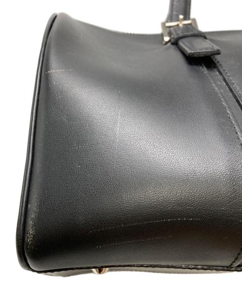 BURBERRY（バーバリー）BURBERRY (バーバリー) 裏地ノヴァチェックミニボストンバッグ ブラックの古着・服飾アイテム