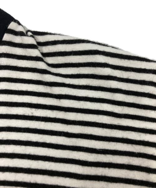 Saint Laurent Paris（サンローランパリ）Saint Laurent Paris (サンローランパリ) ボーダーTシャツ ホワイト サイズ:SIZE Sの古着・服飾アイテム