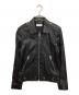 Saint Laurent Paris（サンローランパリ）の古着「スタッズ シングル ライダースジャケット」｜ブラック