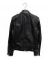 Saint Laurent Paris (サンローランパリ) スタッズ シングル ライダースジャケット ブラック サイズ:SIZE 44：110000円