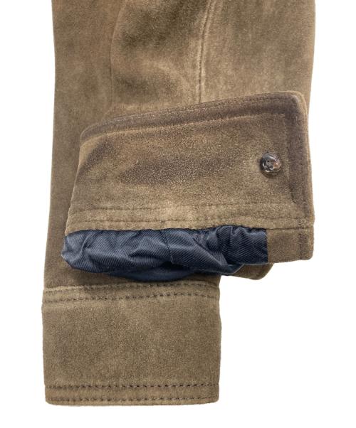 Saint Laurent Paris（サンローランパリ）Saint Laurent Paris (サンローランパリ) トラッパー スウェードレザージャケット ブラウン サイズ:SIZE 42の古着・服飾アイテム