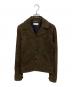 Saint Laurent Paris（サンローランパリ）の古着「トラッパー スウェードレザージャケット」｜ブラウン