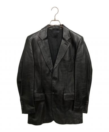 GUCCI 05AW 国内正規 ジョンレイ期ハラコレザー テーラードジャケット 中古・古着通販】GUCCI (グッチ) レザーテーラードジャケット ブラウン