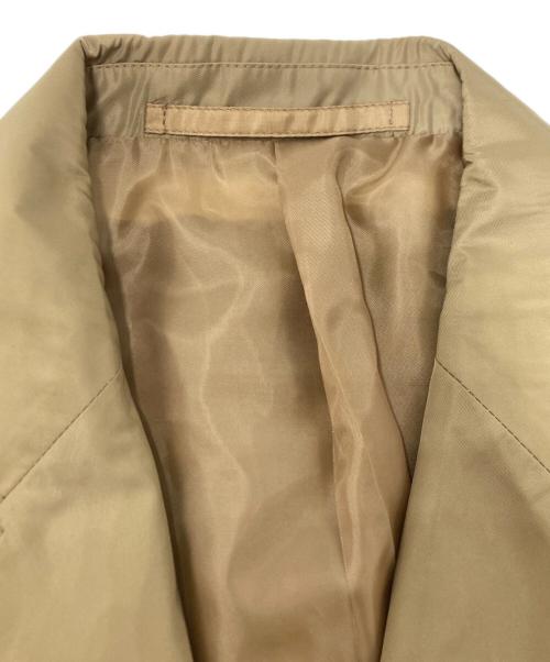 PRADA（プラダ）PRADA (プラダ) ポリエステルテーラードジャケット ベージュ サイズ:SIZE 46の古着・服飾アイテム