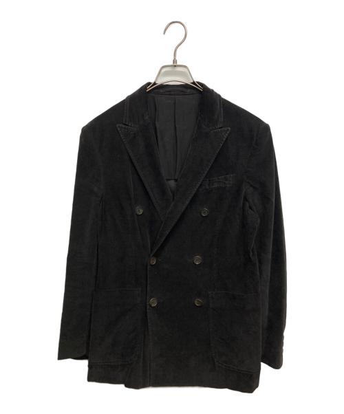 PRADA（プラダ）PRADA (プラダ) コットンブレンドダブルジャケット ダークブラウン サイズ:SIZE 44Rの古着・服飾アイテム