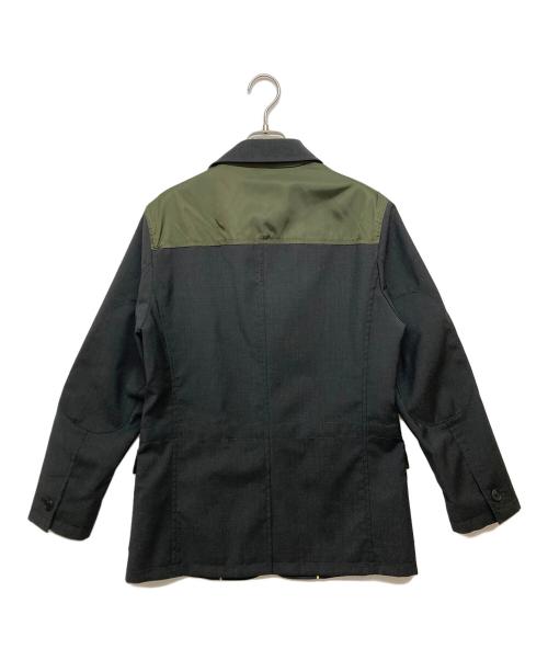 PRADA（プラダ）PRADA (プラダ) カモフラライナーサファリジャケット カーキ×ブラック サイズ:SIZE 44の古着・服飾アイテム