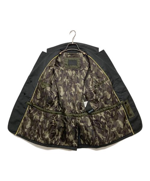PRADA（プラダ）PRADA (プラダ) カモフラライナーサファリジャケット カーキ×ブラック サイズ:SIZE 44の古着・服飾アイテム