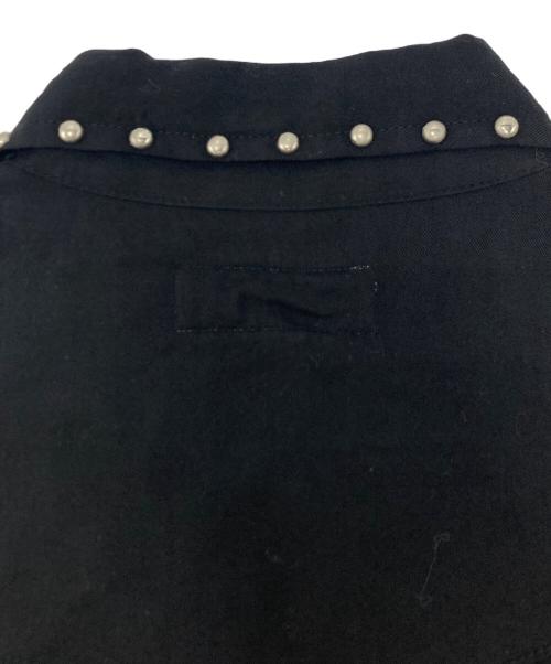 Saint Laurent Paris（サンローランパリ）Saint Laurent Paris (サンローランパリ) スタッズ装飾ウエスタン長袖シャツ ブラック サイズ:SIZE XSの古着・服飾アイテム