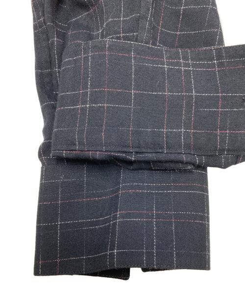 Saint Laurent Paris（サンローランパリ）Saint Laurent Paris (サンローランパリ) レーヨンチェックシャツ ブラック サイズ:SIZE 37の古着・服飾アイテム