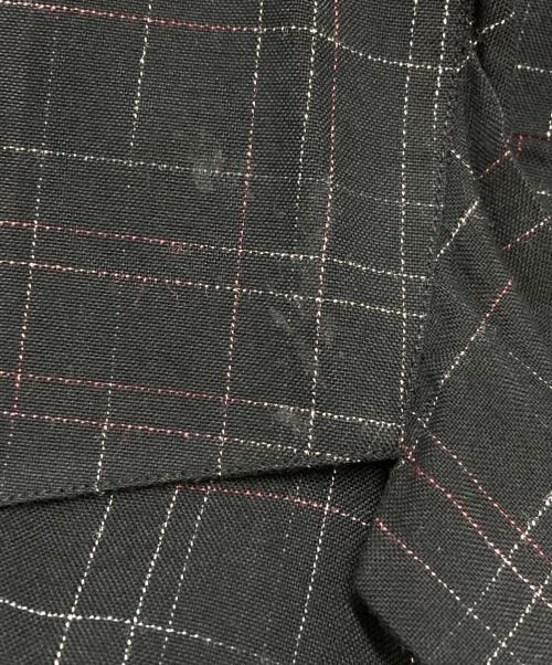 Saint Laurent Paris（サンローランパリ）Saint Laurent Paris (サンローランパリ) レーヨンチェックシャツ ブラック サイズ:SIZE 37の古着・服飾アイテム