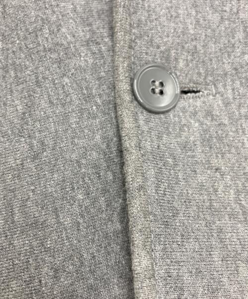 DOLCE & GABBANA（ドルチェ＆ガッバーナ）DOLCE & GABBANA (ドルチェ＆ガッバーナ) スウェットテーラードジャケット グレー サイズ:SIZE 44の古着・服飾アイテム