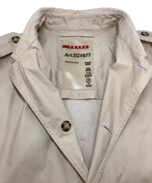 PRADA SPORTS（プラダスポーツ）PRADA SPORTS (プラダスポーツ) スプリングミドルトレンチコート ベージュ サイズ:SIZE 44の古着・服飾アイテム