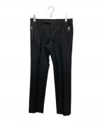 Saint Laurent Parisサンローランパリ）の古着「ウールタイトスラックス」｜ブラック
