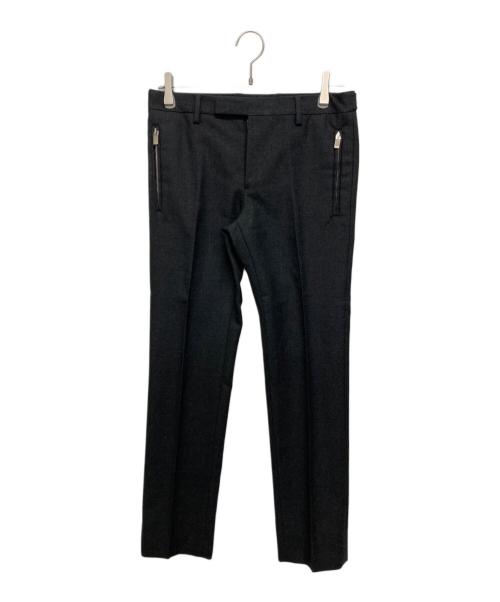 Saint Laurent Paris（サンローランパリ）Saint Laurent Paris (サンローランパリ) ウールタイトスラックス ブラック サイズ:SIZE 44の古着・服飾アイテム