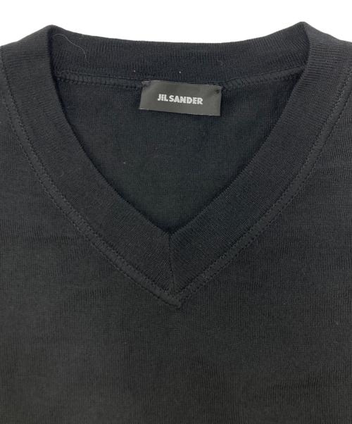 JIL SANDER（ジルサンダー）JIL SANDER (ジルサンダー) ウールニット ブラック サイズ:SIZE 46の古着・服飾アイテム
