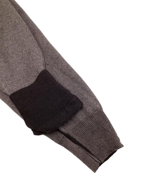 PRADA（プラダ）PRADA (プラダ) シルクブレンドウールVネックニット ブラウン サイズ:SIZE 46の古着・服飾アイテム