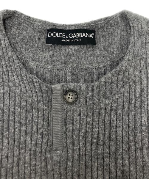 DOLCE & GABBANA（ドルチェ＆ガッバーナ）DOLCE & GABBANA (ドルチェ＆ガッバーナ) リブニット グレー サイズ:SIZE 44の古着・服飾アイテム