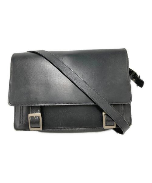 tricot COMME des GARCONS（トリココムデギャルソン）tricot COMME des GARCONS (トリココムデギャルソン) レザーショルダーバッグ ブラック サイズ:不明の古着・服飾アイテム