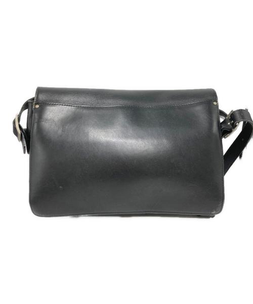 tricot COMME des GARCONS（トリココムデギャルソン）tricot COMME des GARCONS (トリココムデギャルソン) レザーショルダーバッグ ブラック サイズ:不明の古着・服飾アイテム