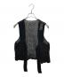 enrica (エンリカ) メッシュ編みニットベスト ブラック サイズ:SIZE FREE：7000円