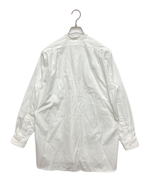 HEUGN（ユーゲン）HEUGN (ユーゲン) Rob コットンポプリンバンドカラーシャツ ホワイト サイズ:SIZE 2の古着・服飾アイテム