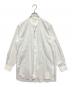 HEUGN（ユーゲン）の古着「Rob コットンポプリンバンドカラーシャツ」｜ホワイト